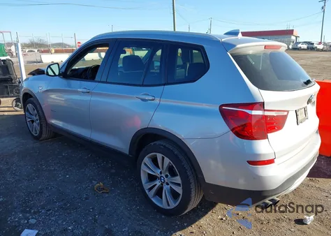 2016 BMW X3 xDrive28I из США, поврежденный, VIN 5UXWX9C52G0D85025